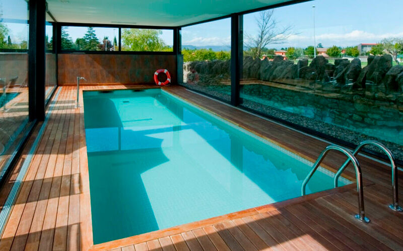 Hôtel rural avec piscine : Mas Albereda.