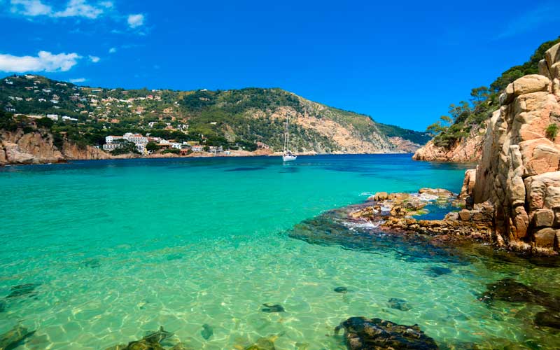 Millors platges de la Costa Brava, Aiguablava, Begur