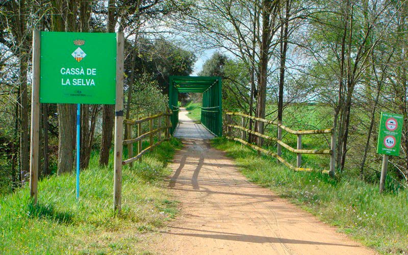 Ruta del Carrilet Cassà de la Selva